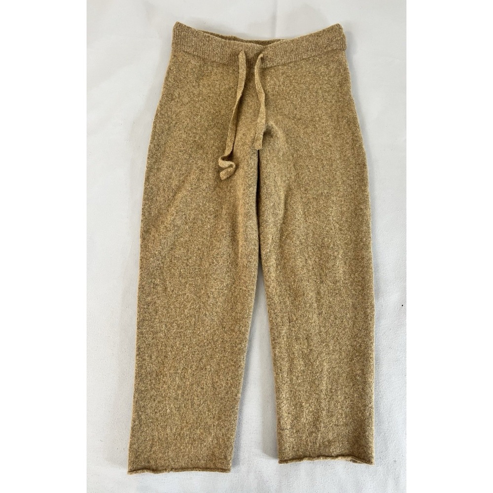 Everlane Sweatpants Womens Large Heathered Brown Wool Cozy